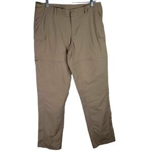 The North Face Cargo Pants Women’s Size 12 Khaki Tan Nylon Hiking Gorpcore